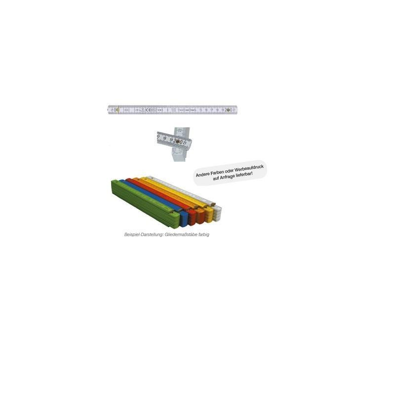 REGLA PLEGABLE DE MADERA, 2 m, Clase CE III