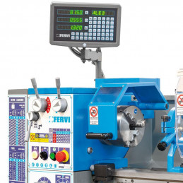 TORNO PARALELO CON VISOR A 3 AXIS